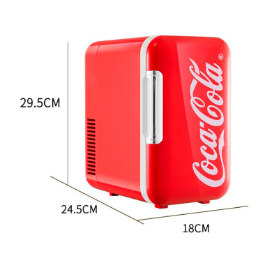 Мини холодильник для косметики/напитков Cola Red 6 л, 45 Вт-2