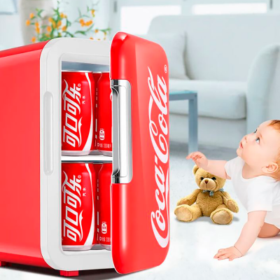 Мини холодильник для косметики/напитков Cola Red 6 л, 45 Вт-3